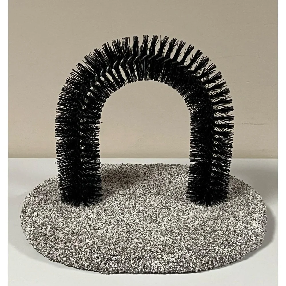 Carpeted Cats Pet Grooming Arch Cat Furniture Scratcher Scratching Post Toy 🐾